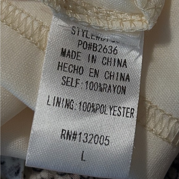 Entro Dress Women’s Spaghetti Strap Mini Dress Lined. Size L - Picture 15 of 15